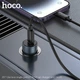 Автомобільний зарядний пристрій HOCO Z57 Glorious single-port PD30W car charger set (C to iP) Metal Gray 6942007633062 - зображення 5