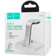 Беспроводное зарядное устройство Hoco CW43 Graceful 3 в 1 White - изображение 4