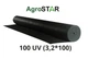 Агроволокно чорне 100г/м2 AgroStar 3,2м*100м для укриття рослин полуниці мульчування спанбонд - зображення 1