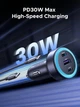 Автомобільний зарядний пристрій UGREEN EC307 30 Вт, сумісність із iPhone 16/16 Pro/16 Pro Max/15/14, Samsung Black (45843) - зображення 8