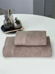 Коплект махрових рушників Легкий Бриз від Ideal Textile 70х140 и 50х90 см 450 г\м2 моко - зображення 1