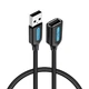 USB кабель-подовжувач USB на USB Vention Extension Cable (1.5м, 480 Мбіт/с, OTG, USB 2.0, 2A). Black - зображення 1