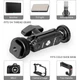Шарнирный крепеж Ulanzi R098 Double Ball Heads with Code Shoe Mount UV-2954 R098 Black - изображение 4