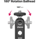 Шарнирный крепеж Ulanzi R098 Double Ball Heads with Code Shoe Mount UV-2954 R098 Black - изображение 7