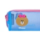 Пенал мягкий YES PH-34 Line Friends Pretty Choco 21х6х4 см Голубой (533692) - изображение 4