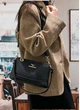 Елегантна компактна жіноча сумка cross-body Liona-380 чорна - изображение 3