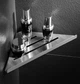 Набор угловых полок из нержавеющей стали Disfact DCS-002P (2шт) Серебряные матовые - изображение 3