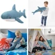 Мягкая плюшевая игрушка Акула IKEA BLÅHAJ BLAHAJ 55 см детская синяя акулка акулёнок 205.406.63 - изображение 2