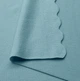 Мягкий однотонный плед IKEA THORGUN 120x160 см голубое флисовое тёплое покрывало 405.134.61 - изображение 3