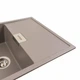 Мойка для кухни Platinum из гранита с прямоугольной сушкой 8650 DIAMOND матовая Дюна - изображение 3