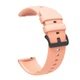Сіліконовий ремінець 22мм для Amazfit GTR 2 Pace Stratos / Huawei Watch GT 2 / Samsung Gear S3 - Бежевий / Рожевий (2674P) - зображення 2