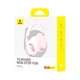 Беспроводные Bluetooth наушники Baseus Bowie D05 BT5.3, 70H (A00024600413-Z1) Pink - изображение 7