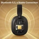 Беспроводные Bluetooth наушники Baseus Bowie H1 Pro с шумоподавлением ANC с микрофоном BT5.3, 600mAh, 80h (A00050601113-00) Black - изображение 11