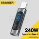 Адаптер тестер Type-C на Type-C / 240W (48V/5A) - Essager ES-OTG16 Grey - изображение 1
