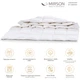 Одеяло бамбуковое MirSon №1376 Luxury Exclusive Демисезонное 220x240 см (2200001532915) - изображение 14