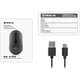 Миша бездротова REAL-EL RM-470W Dark Gray - зображення 11