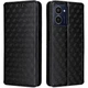 Чехол Deexe Rhombus Book для HMD Pulse / Pulse Pro / Pulse Plus - Black - изображение 1