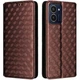 Чехол Deexe Rhombus Book для HMD Pulse / Pulse Pro / Pulse Plus - Brown - изображение 1