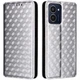 Чехол Deexe Rhombus Book для HMD Pulse / Pulse Pro / Pulse Plus - Silver - изображение 1