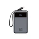 УМБ XO PR267 20000 mAh USB-C/USB-А порт, USB-C кабель (PR267.grey) - зображення 2