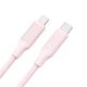 Кабель XO NB-Q265B-CC USB-C to USB-C 60W Power Delivery 1 м Pink (NB-Q265B-CC.pink) - зображення 2