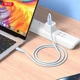 Кабель XO NB-Q265B-CC USB-C to USB-C 60W Power Delivery 1 м Blue (NB-Q265B-CC.blue) - зображення 2