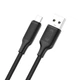 Кабель XO NB265-AC USB-A to USB-C 3А 1 м Black (NB265-AC.black) - изображение 2