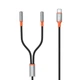Переходник XO NB-R269B USB-C/AUX 3.5мм 1 м Black (NB-R269B.black) - изображение 1