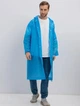 Плащ дождевик с капюшоном для взрослых Dark Blue водонепроницаемое пончо для мужчин /женщин с защитой от дождя и ветра, синий (103301162) - изображение 4