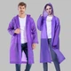 Плащ дождевик с капюшоном для взрослых Violet водонепроницаемое пончо для мужчин /женщин с защитой от дождя и ветра, фиолетовый (103301127) - изображение 6