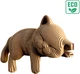 Картонный конструктор Cartonic 3D Puzzle Sleepy Kitten 119 элементов (CARTMNSLEEP) - изображение 2