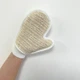 Мочалка-варежка натуральная кактусовая, Экологичная кактусовая мочалка для лица и тела, Аксессуар для ухода за кожей - изображение 4