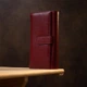 Современный стильный кошелек для женщин ST Leather Wallet&nbsp;19392 Темно-Красный - изображение 8