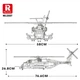 Конструктор Reobrix Гелікоптер CH-53E Sea Stallion (2248 деталей) - зображення 5