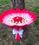 Букет из конфет Raffaello и Ferrero Rocher красный (b28002) - изображение 4