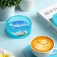 Силиконовый молд форма для изготовления органайзера подставок для чашек подстаканников из эпоксидной смолы гипса цемента круглый SKOVEN - изображение 4
