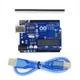 Отладочная плата Arduino Uno Rev3 з кабелем USB для программирования и обучения - изображение 1