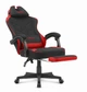 Геймерське крісло Cabro C504 BLACK RED тканина чорно-червоне - изображение 2
