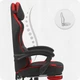 Геймерське крісло Cabro C504 BLACK RED тканина чорно-червоне - изображение 8