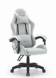 Ігрове крісло CABRO C500 Fabric Grey white сірий - білий - изображение 2