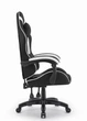 Ігрове крісло CABRO C500 FABRIC чорно-біле - изображение 4