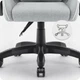 Ігрове крісло CABRO C500 Fabric Grey white сірий - білий - изображение 7