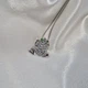 Серебряная подвеска кулон Лягушка Царевна серебро 925 пробы Черненное 3192ч 3.70г - изображение 4