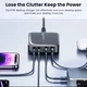 Мережевий зарядний пристрій Toocki Gan Desktop Charger 67w (2 Type-C + 2 USB) PD 67w Білий - зображення 6