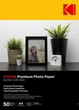 Фотопапір Kodak Premium А4 глянсовий 50 аркушів щільність 240 г/м² - зображення 2