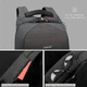Городской Рюкзак 20л со встроенным замком Tigernu T-B3361 для ноутбука 15.6" с USB для путешествий Серый (T-B3361G) - изображение 9