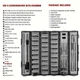 Набор магнитных прецизионных отверток 128 в 1 Multi-Tool Set с гибким валом для ремонта электроники в компактном футляре - изображение 9