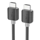 Data Кабель HOCO US08 HDTV 2.4K HD HDMI to HDMI 1m, Black - изображение 1