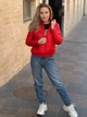 Fashions • Куртка жіноча Miguela Fashions 42-44 червоний (9129-мо) - зображення 10