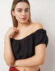 Топ H&M Ж1116000 (09728413) колір чорний XL - зображення 4